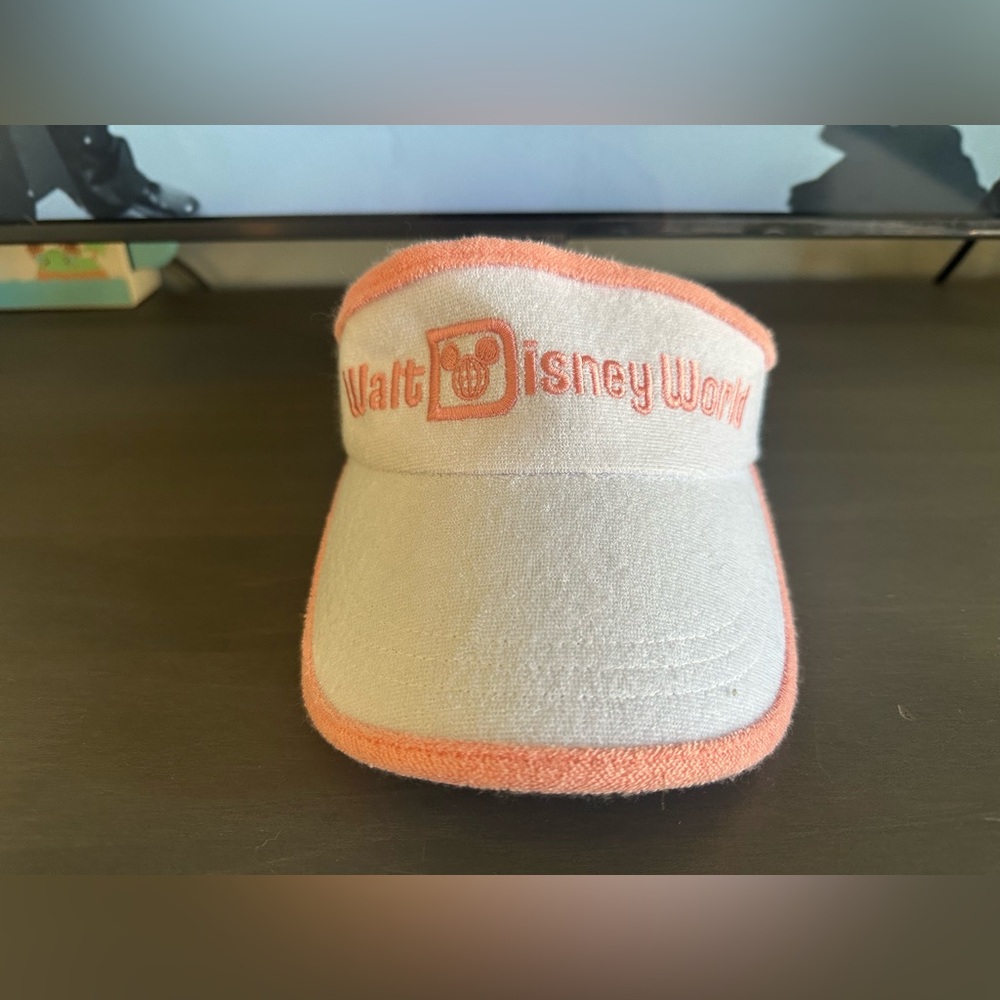 🆕 ✨ Walt Disney World 50th Anniversary Terry Cloth Visor (NWT) ✨